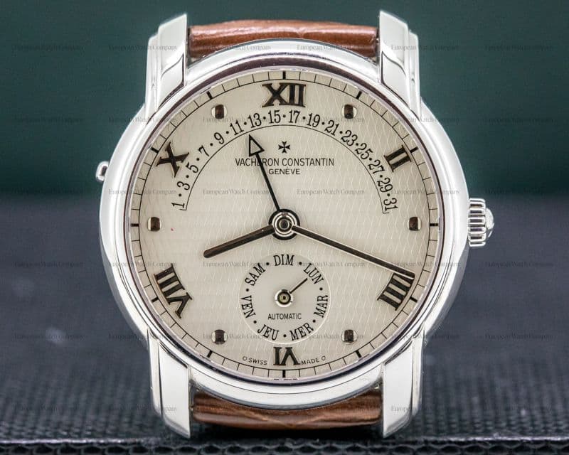 Vacheron Constantin Les Complications Retrograde Date 18K White Gold 37MM