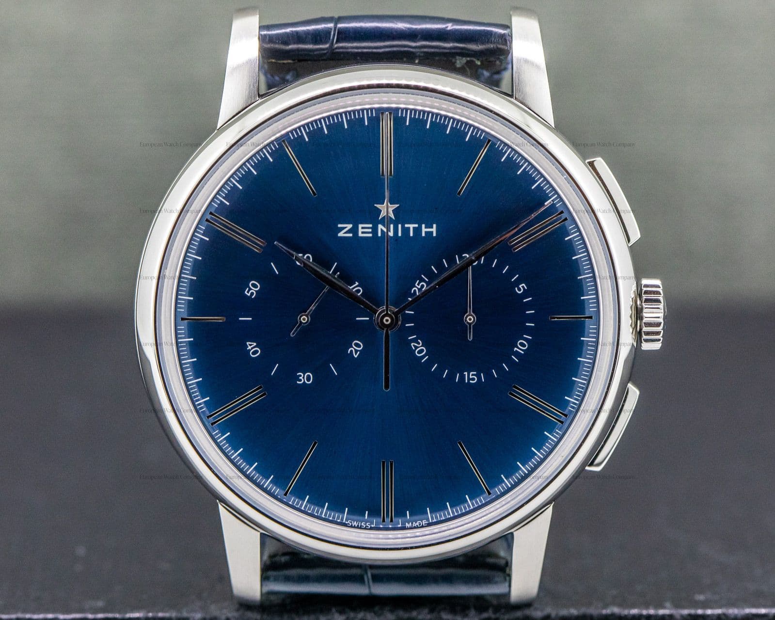Zenith Elite Chronograph Classic SS Blue Dial 42MM
 
