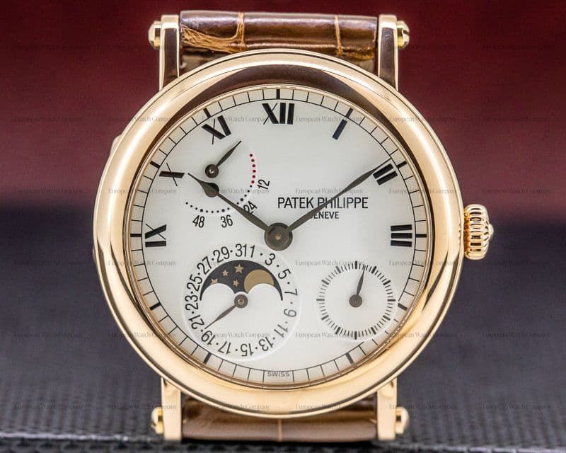 Patek Philippe Power Reserve Moonphase 18K Rose Gold 
