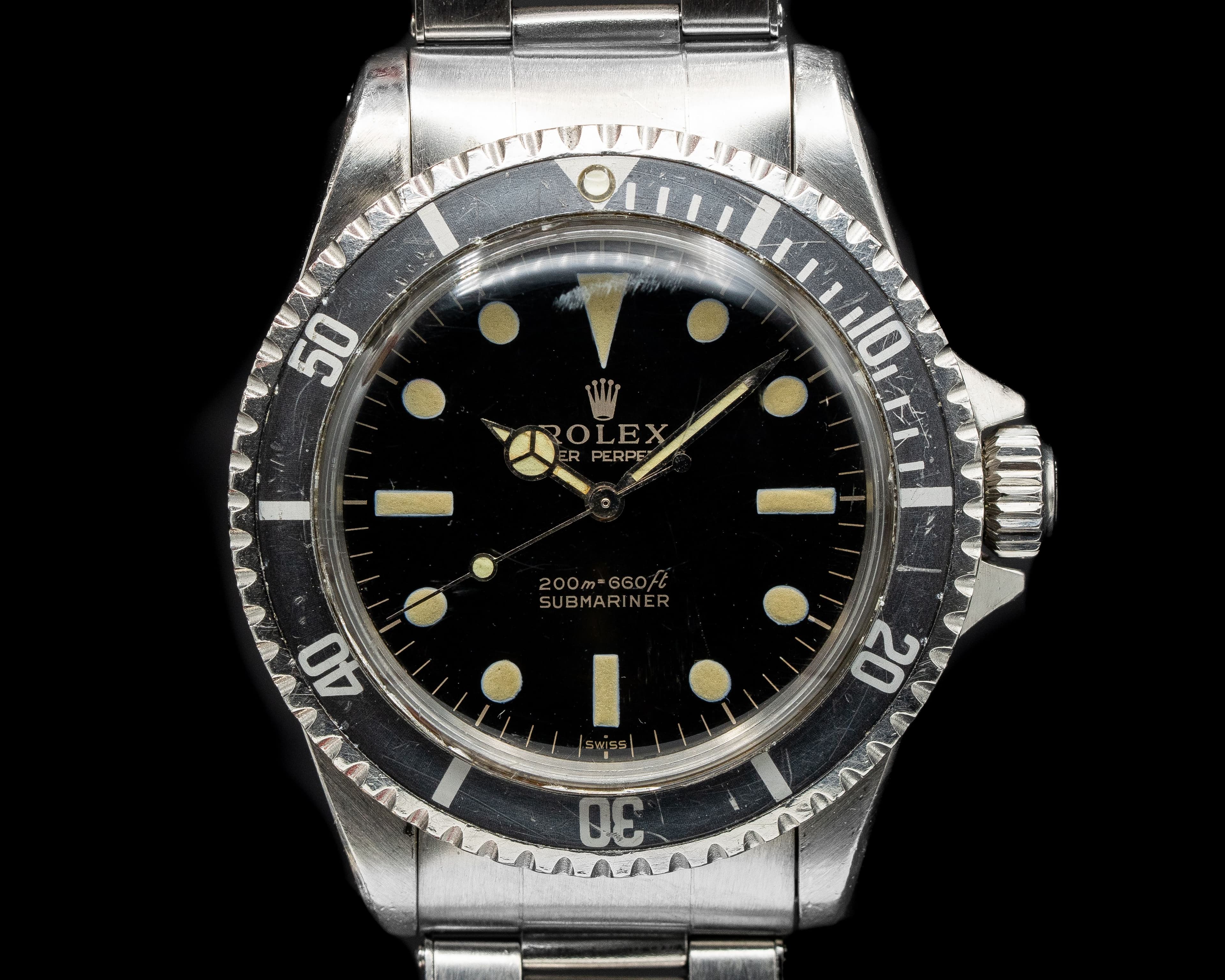 Rolex Gilt 5513 Submariner Glossy NICE Circa 1964