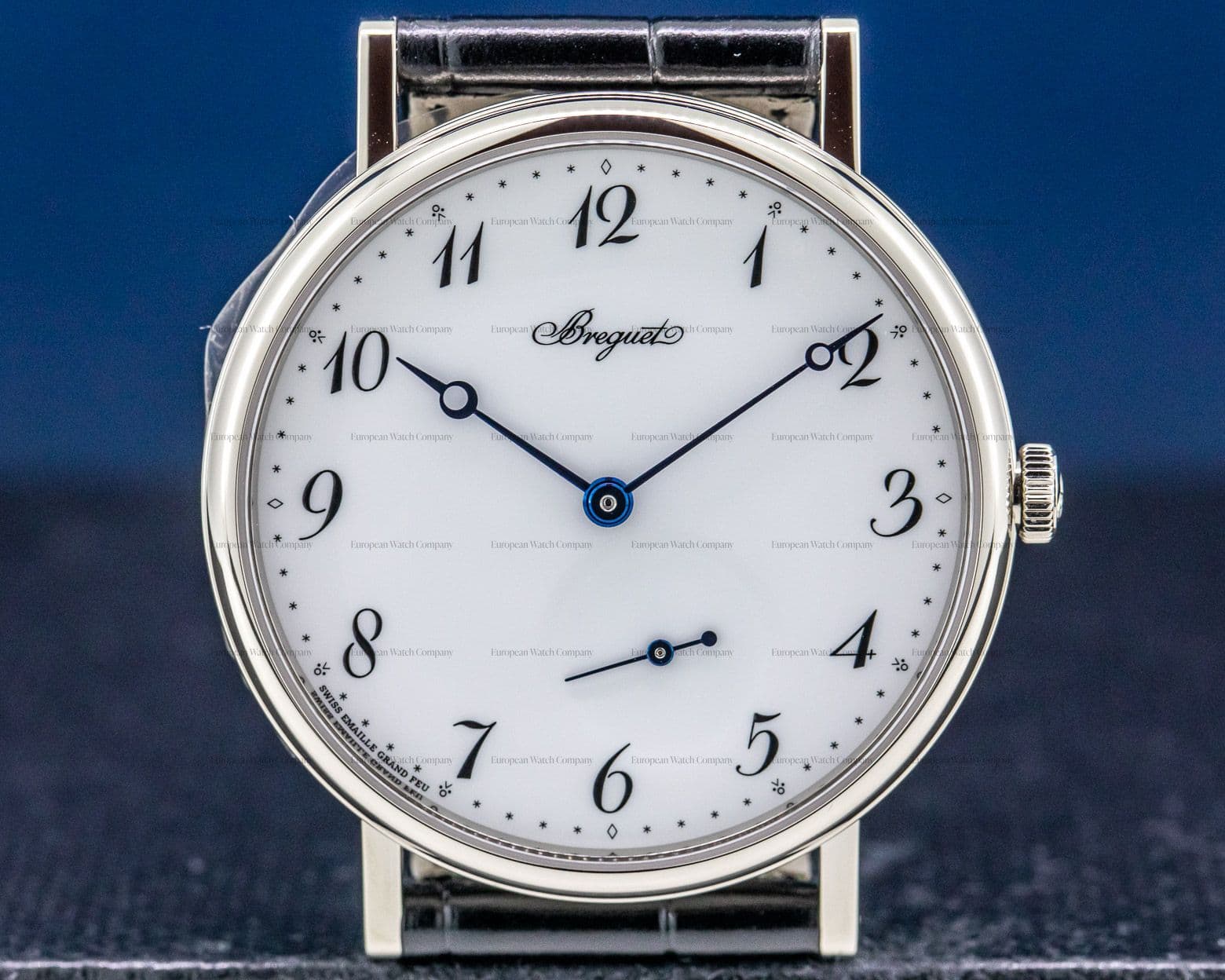 Breguet Classique Automatic Enamel Dial 18K White Gold UNWORN