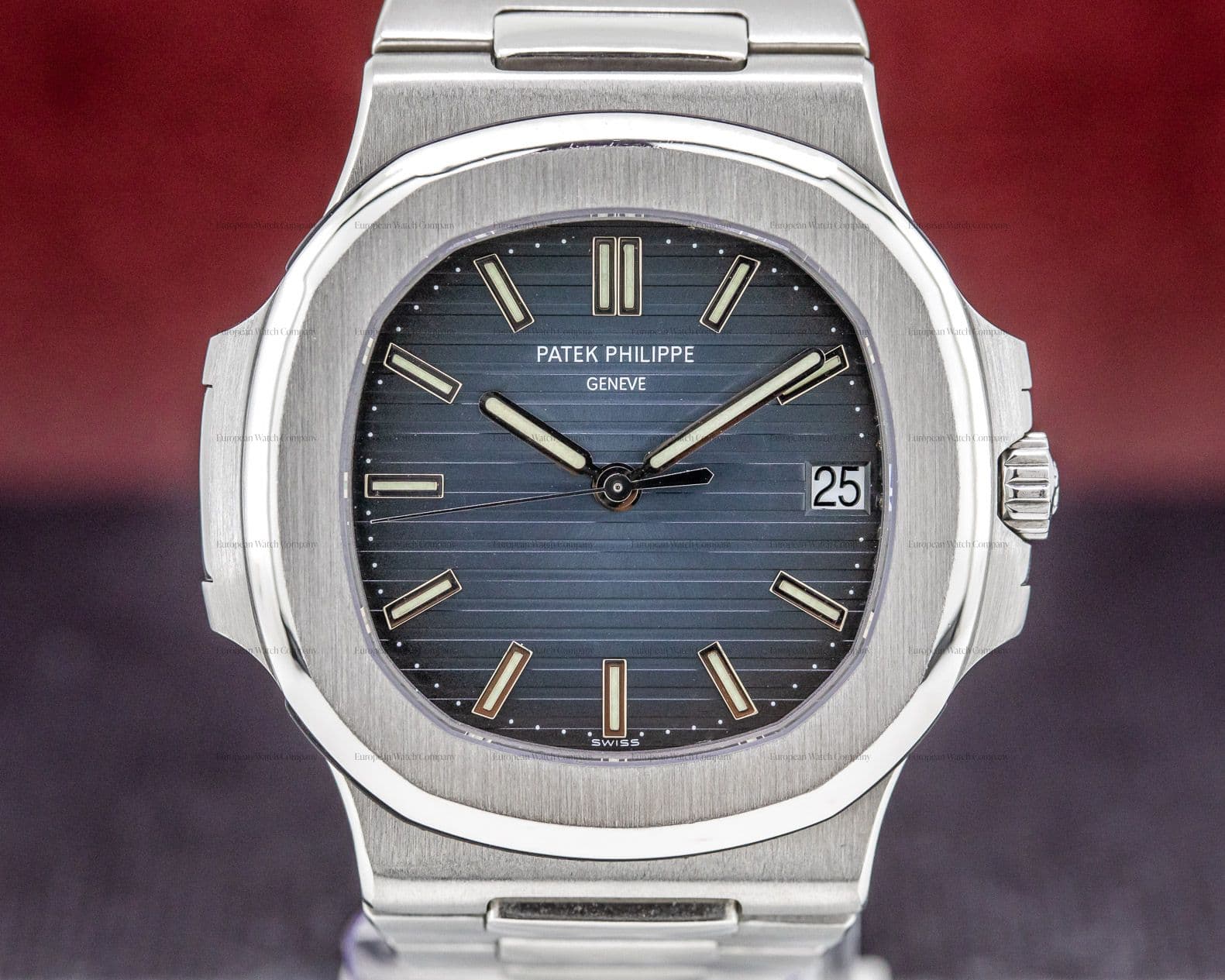 Patek Philippe Jumbo Nautilus Blue Dial SS 