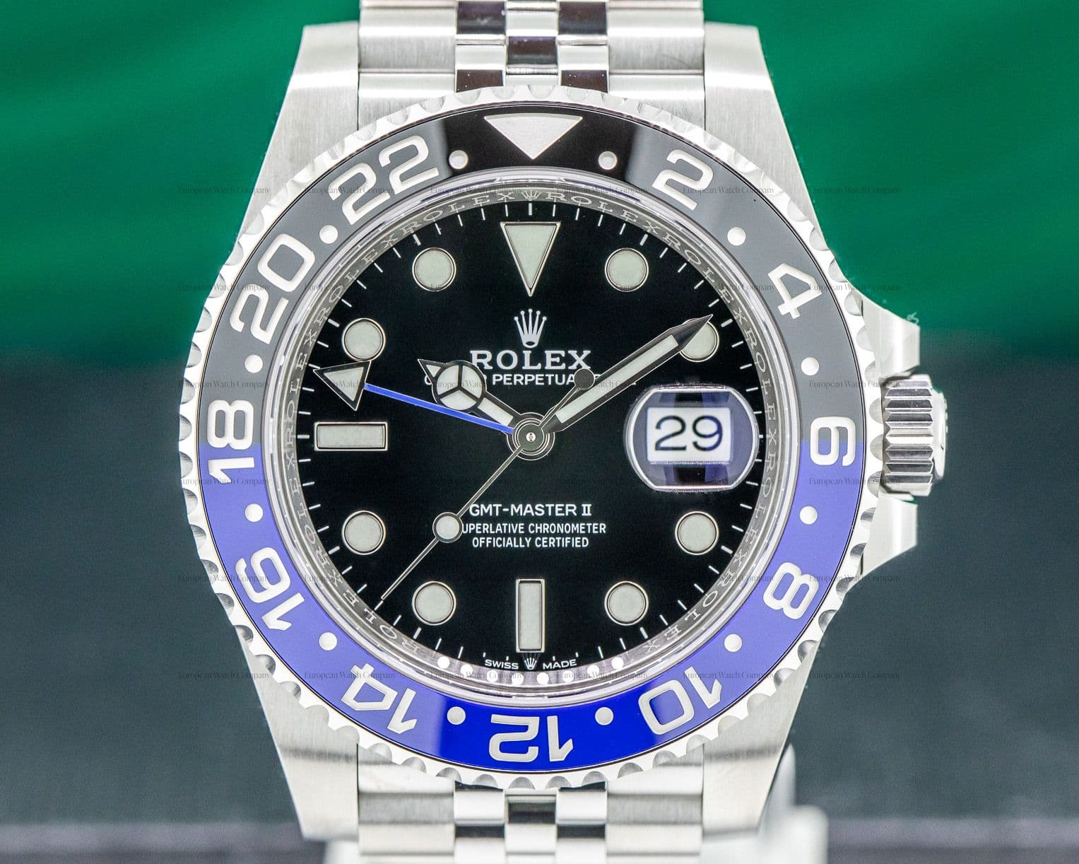 Rolex GMT Master II Ceramic "Batman" SS / Jubilee UNWORN