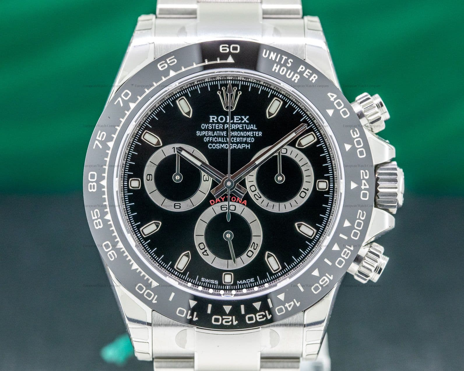 Rolex Daytona Ceramic Bezel SS / Black Dial UNWORN STICKERS