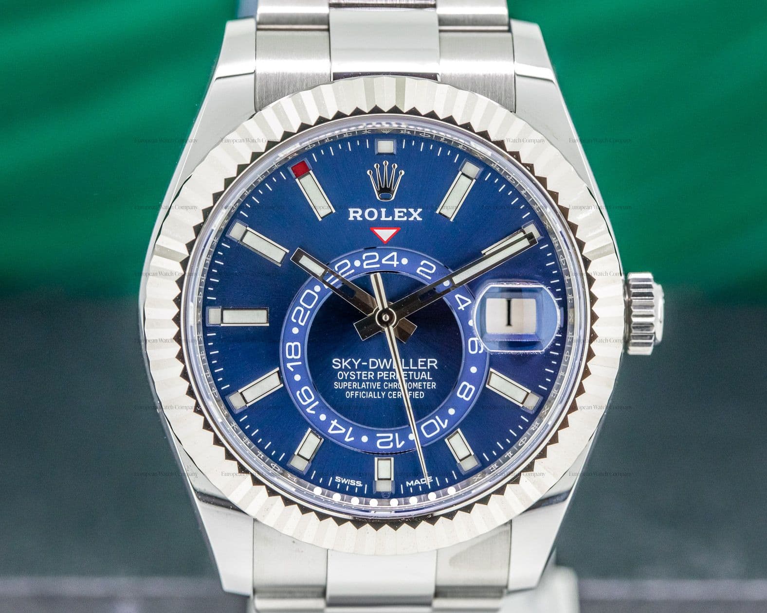 Rolex Sky Dweller Steel Blue SS / Bracelet 