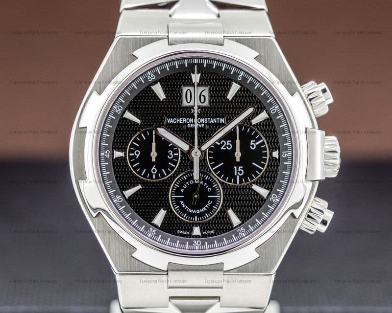 Vacheron Constantin Overseas Chronograph Black Dial SS / SS 