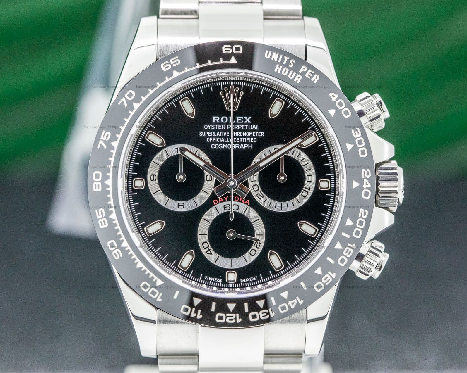 Rolex Daytona Ceramic Bezel SS / Black Dial 