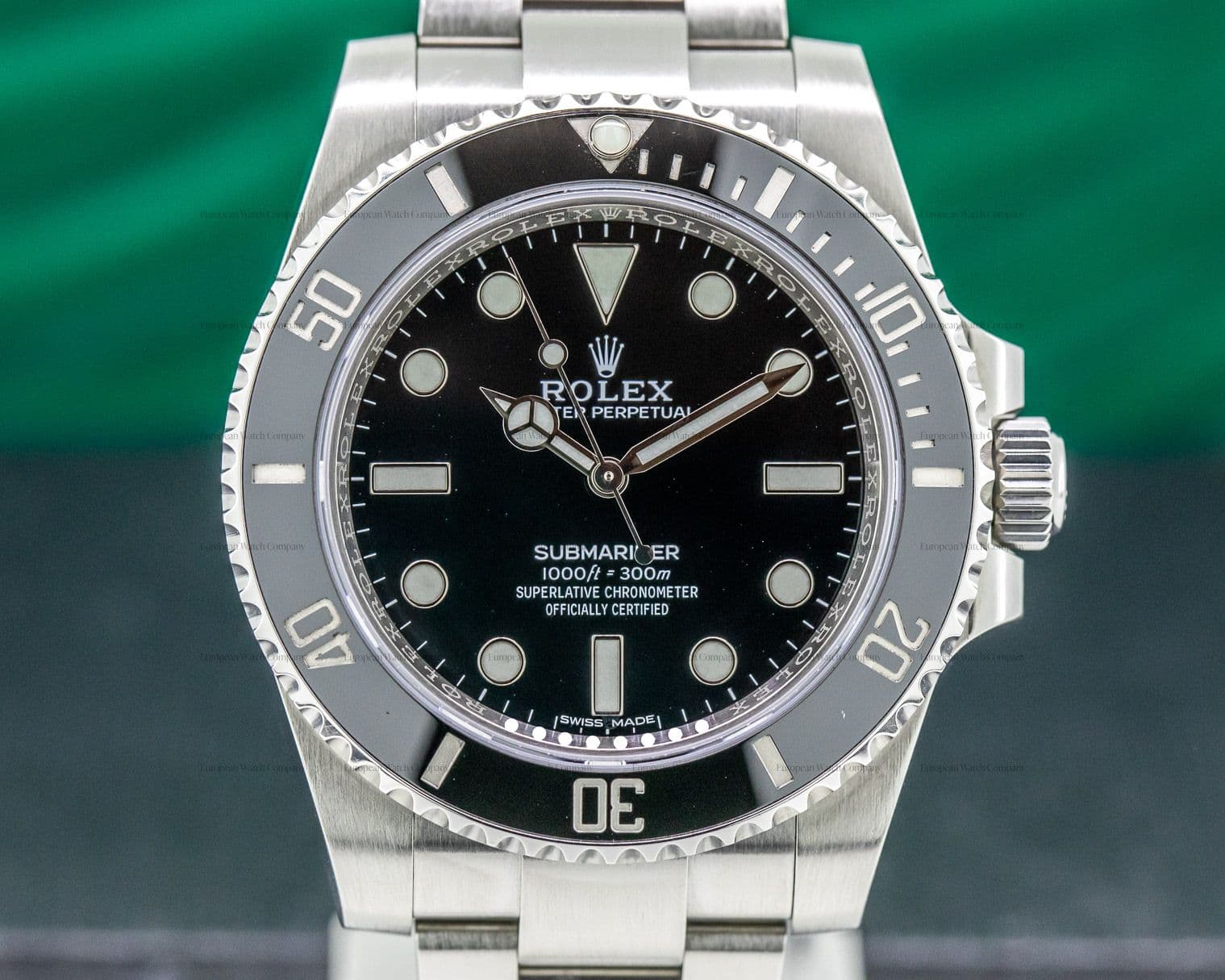 Rolex Submariner No Date Ceramic Bezel SS