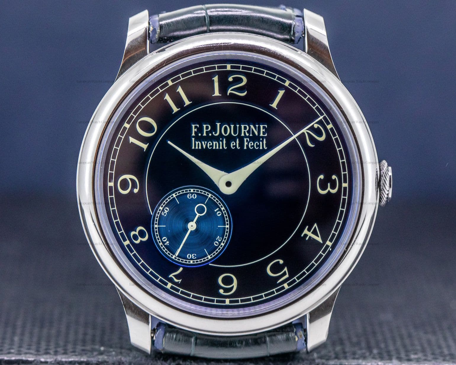 F. P. Journe Chronometre Bleu Tantalum Blue Dial 