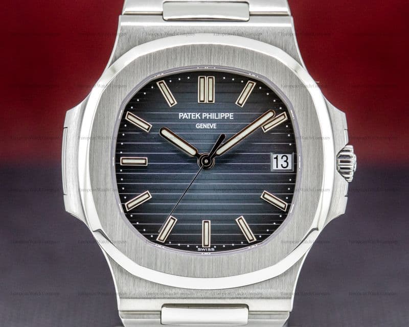 Patek Philippe Jumbo Nautilus Blue Dial SS ORIGINAL OWNER