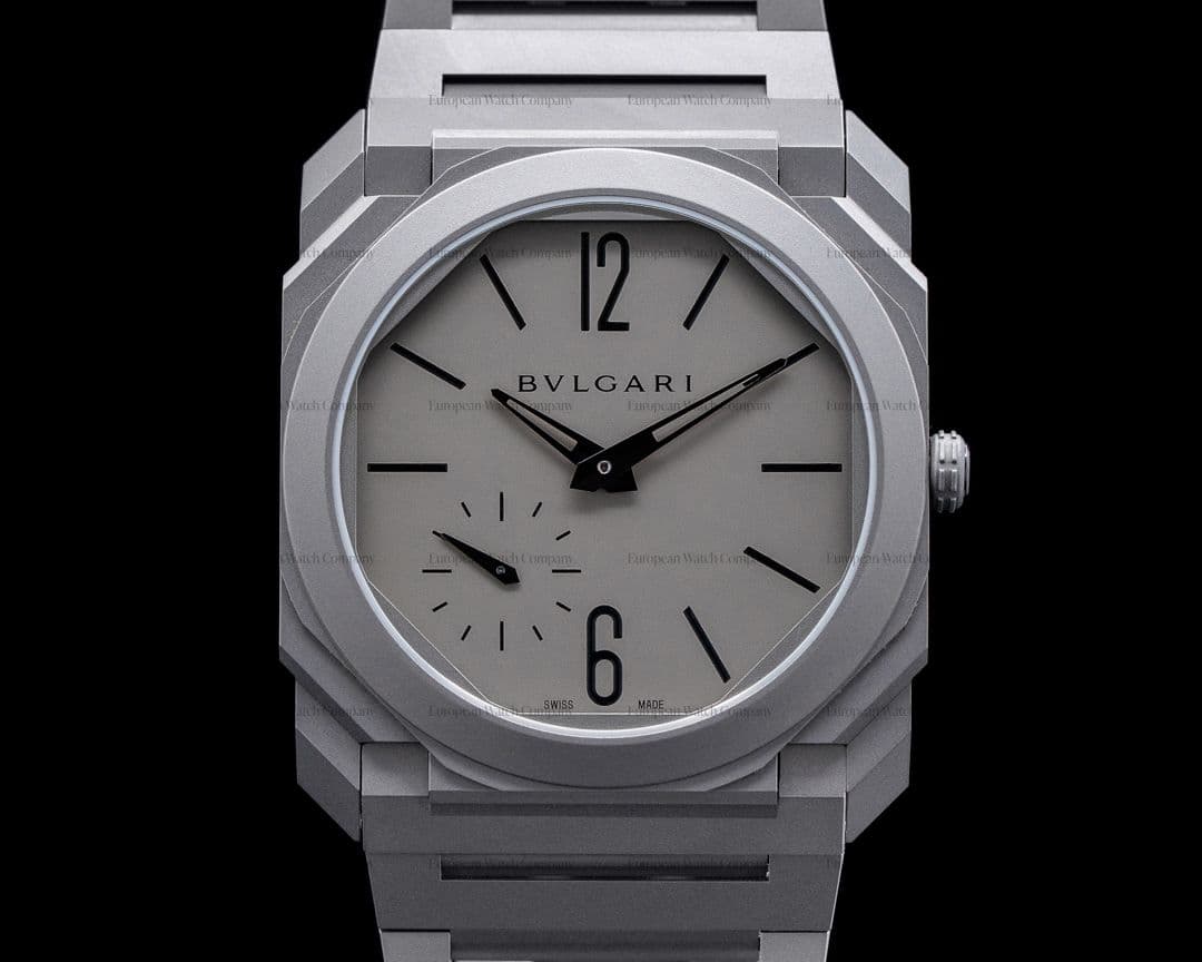 Bulgari Octo Finissimo Titanium Extra Thin Grey / Black 40MM