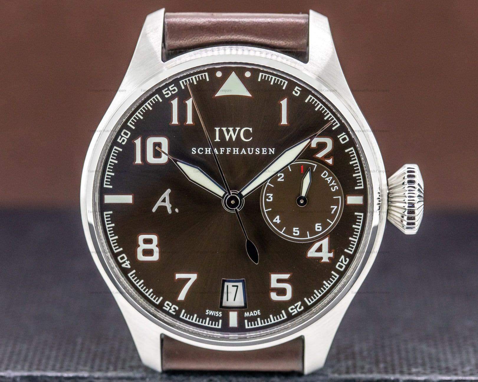 IWC Big Pilot Antoine De Saint Exupery Limited Edition Brown Dial
