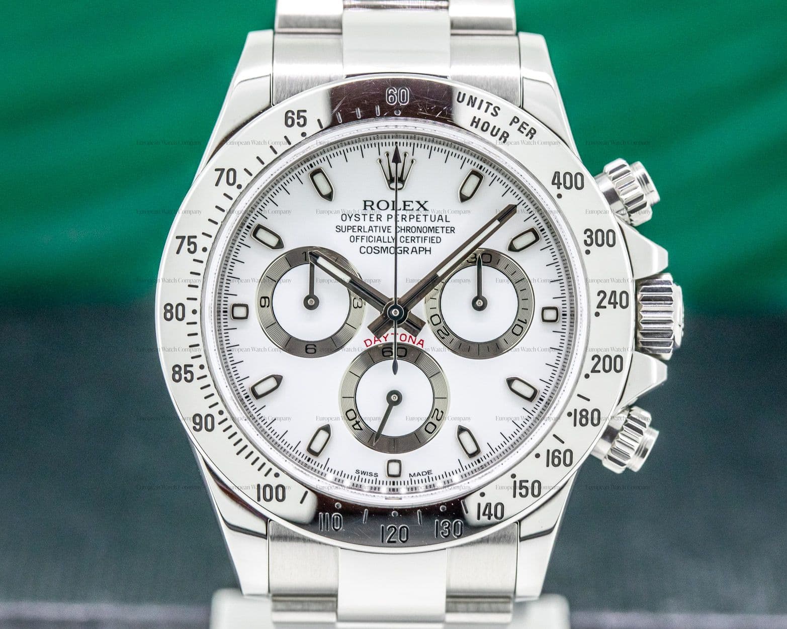 Rolex Daytona White Dial SS FULL SET ORIGINAL OWNER 