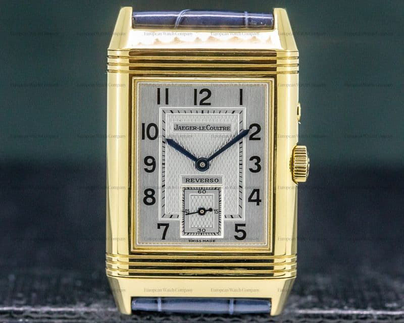 Jaeger LeCoultre Reverso Duo 18K Yellow Gold / 18k Tang Buckle 