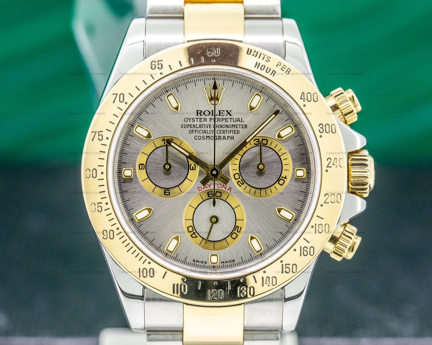 Rolex Daytona Slate Dial 18K Yellow Gold / SS 