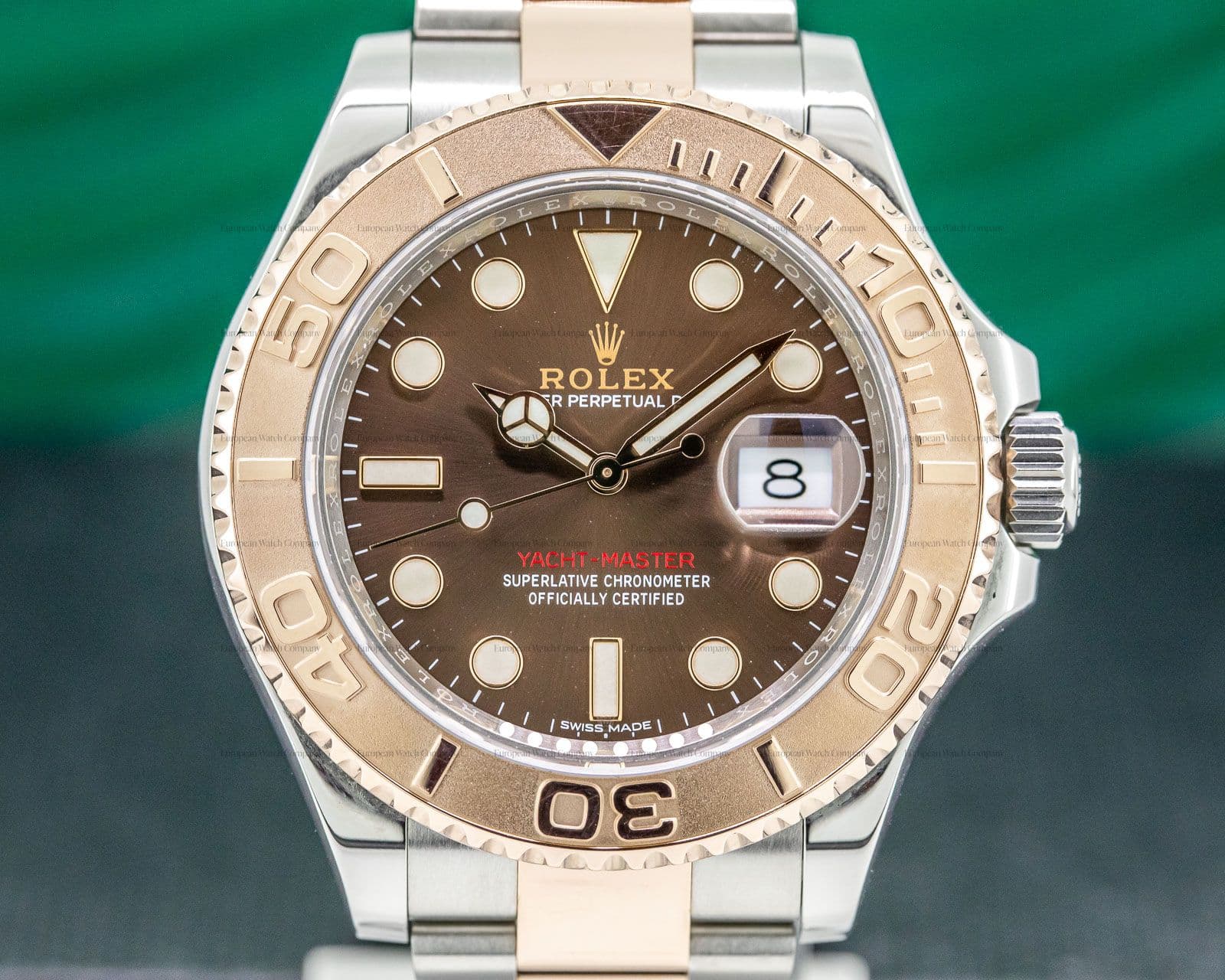 Rolex Yacht Master 18K / SS Chocolate Dial