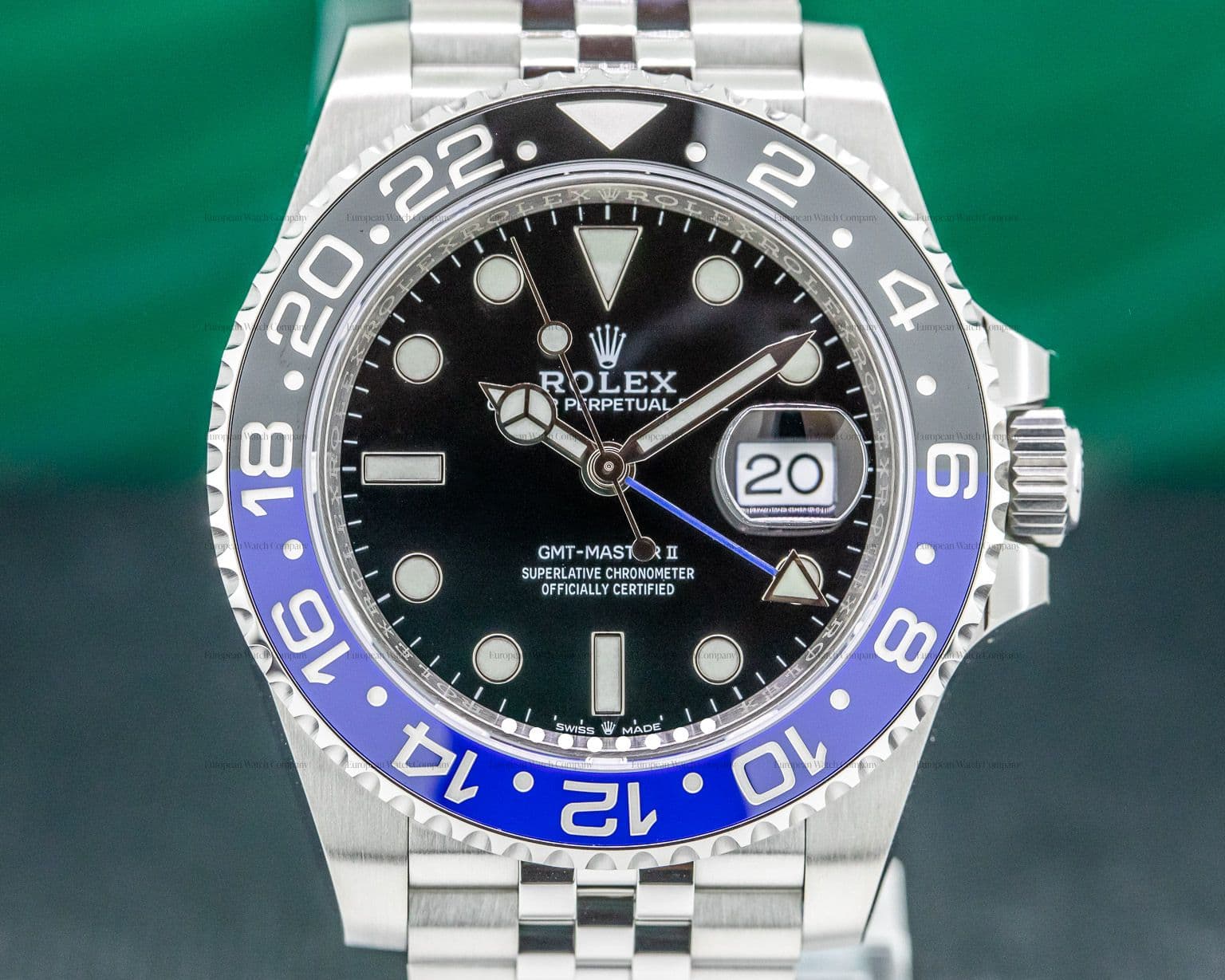 Rolex GMT Master II Ceramic "Batman" SS / Jubilee UNWORN
