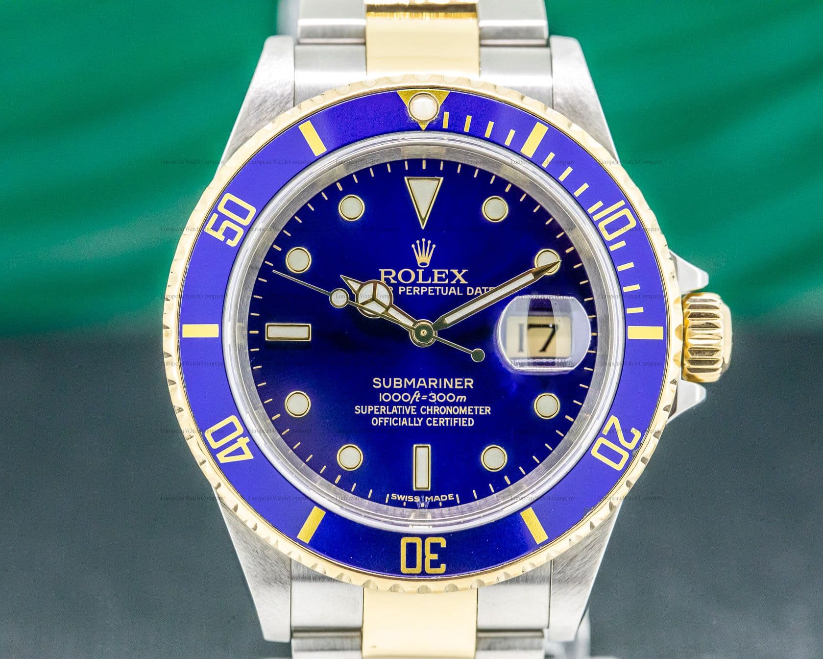 Rolex Submariner Blue Dial SS / 18K