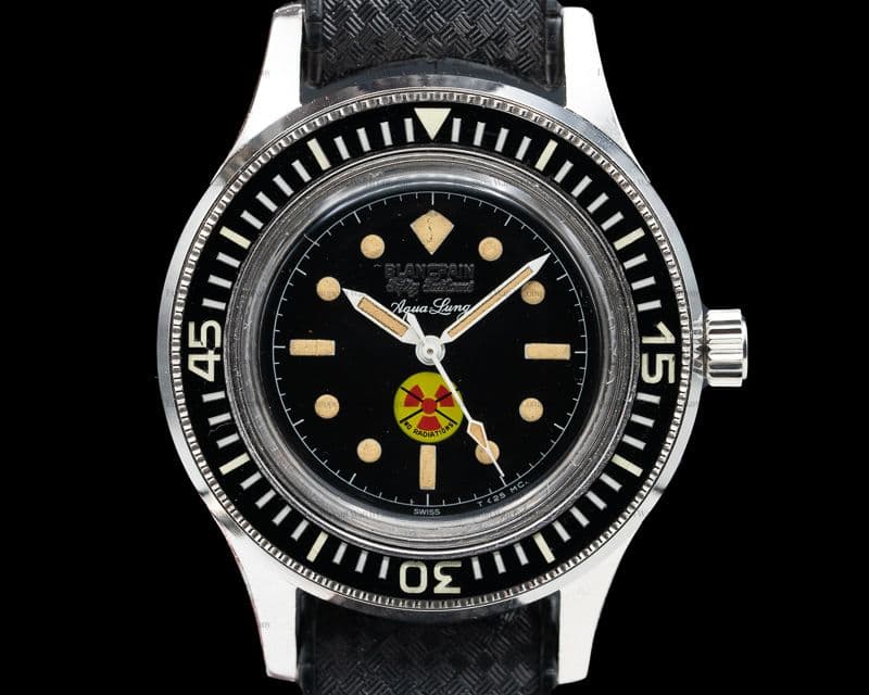 Blancpain Vintage Fifty Fathoms Aqualung "No Radiation"  