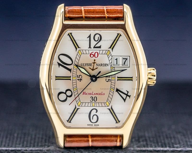 Ulysse Nardin Michelangelo Big Date 18k Yellow Gold