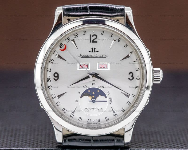 Jaeger LeCoultre Master Moon SS Silver Dial 