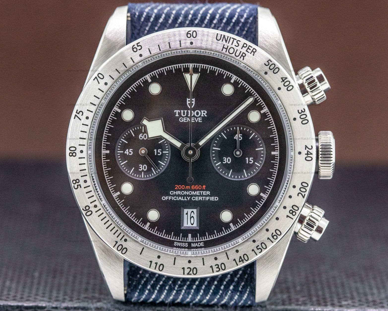 Tudor Tudor Heritage Black Bay Chronograph / SS Deployant
