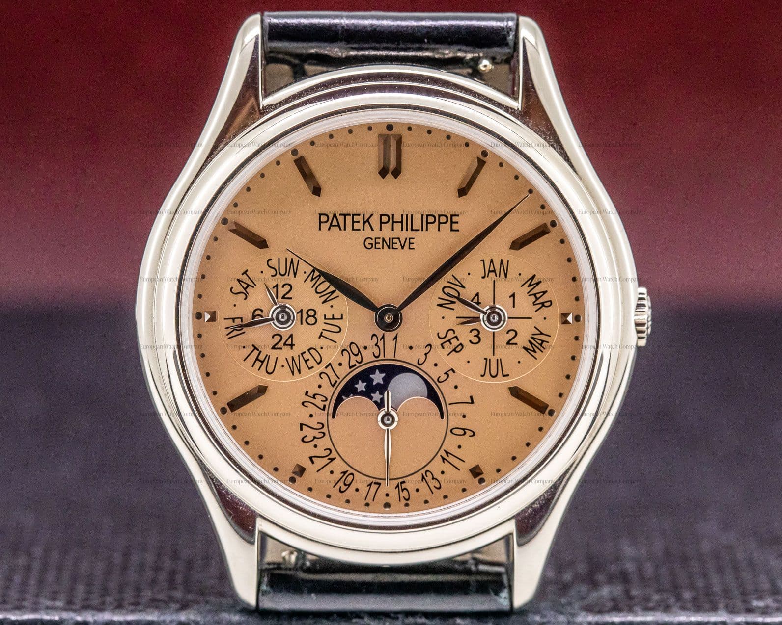 Patek Philippe Perpetual Calendar "Saatchi" SALMON DIAL 18K White Gold LIMITED
