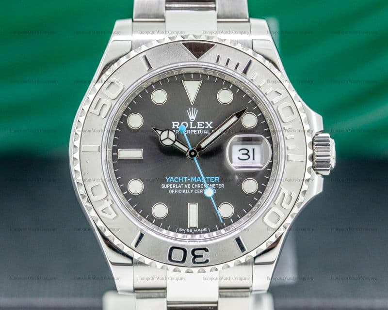 Rolex Yacht Master SS Rhodium Dial / Platinum Bezel