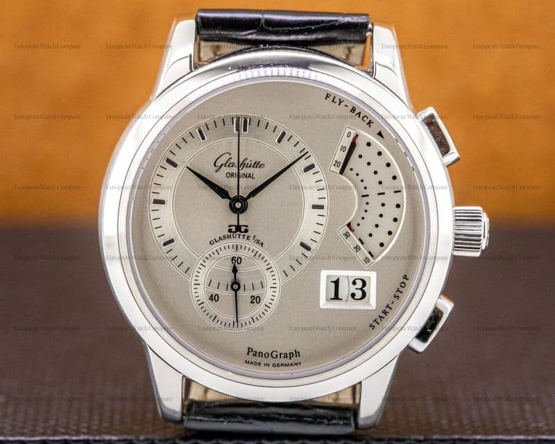 Glashutte Original PanoGraph SS Silver Dial 