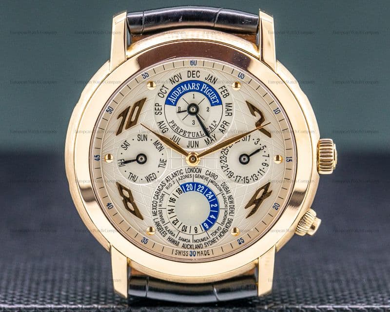 Audemars Piguet Jules Audemars Quantieme Perpetuel Metropolis 18k Rose Gold