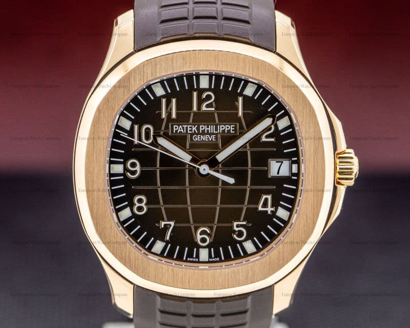 Patek Philippe Aquanaut 18K Rose Gold / Brown Dial