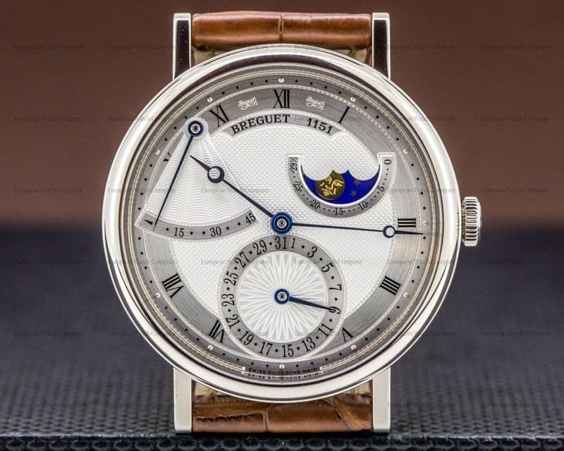 Breguet Classique Power Reserve Moon 18K White Gold 
