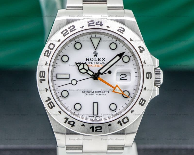 Rolex Explorer II White Dial SS / SS 