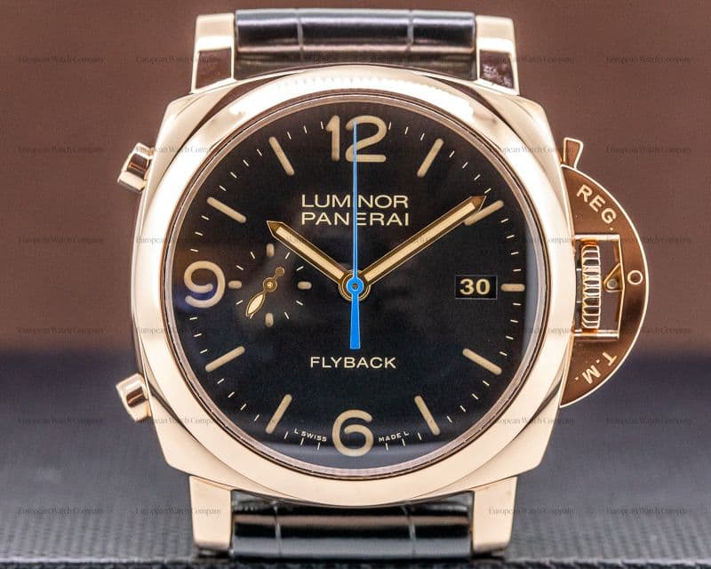 Panerai Luminor 1950 PAM525 Flyback 18K Rose Gold
