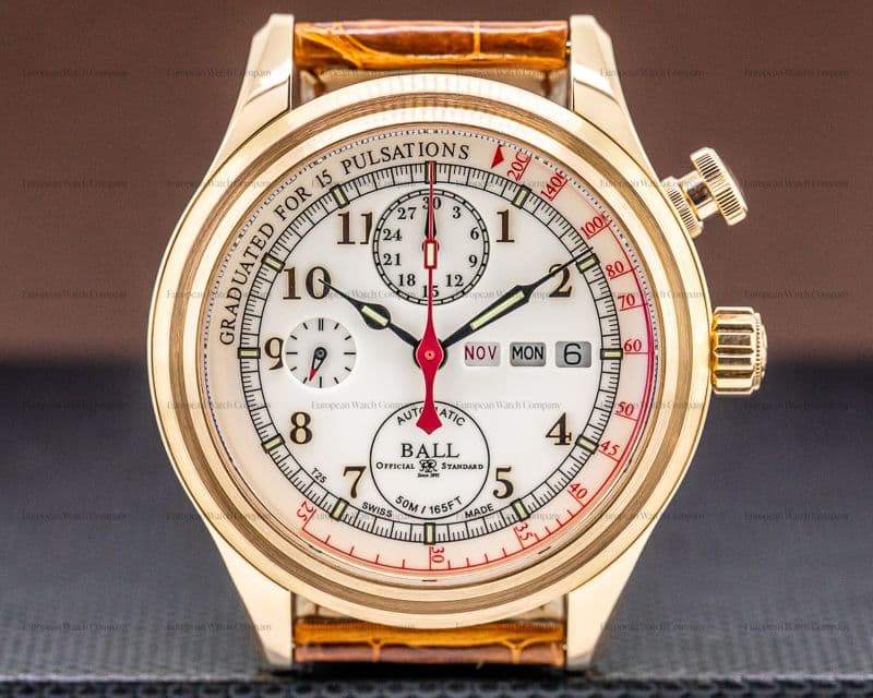 Ball Doctor's Chronograph Rose Gold Annual Calendar