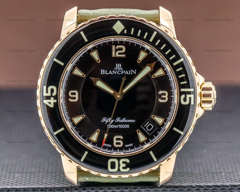 Blancpain Fifty Fathoms 18K Rose Gold / Kevlar 