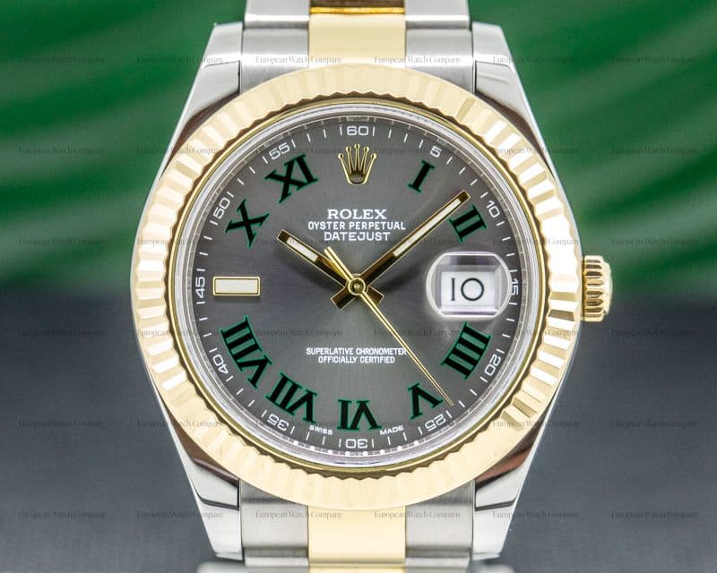 Rolex Datejust II Grey Dial  18K / SS 