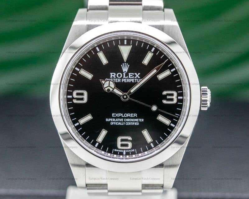 Rolex Explorer I Black Dial 39MM 2019