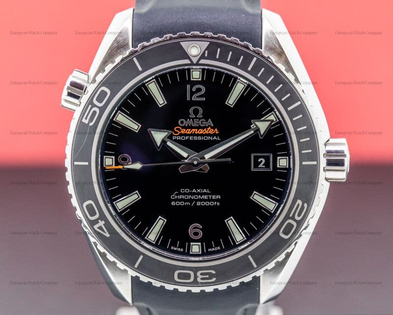 Omega Seamaster Planet Ocean Co-Axial SS / Rubber 45.5MM