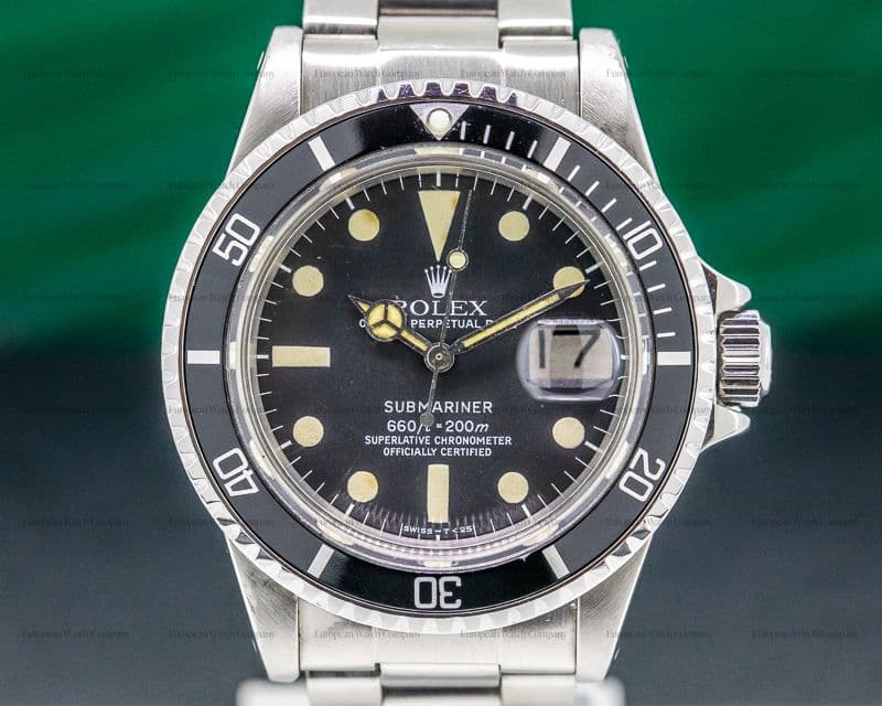 Rolex Submariner 1680 SS Circa 1978 GREAT PATINA