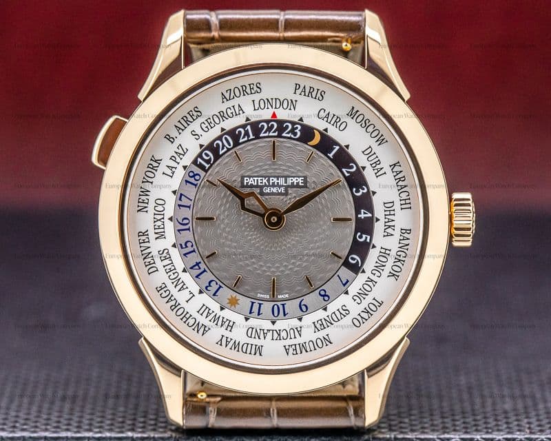 Patek Philippe World Time 5230R 18k Rose Gold 