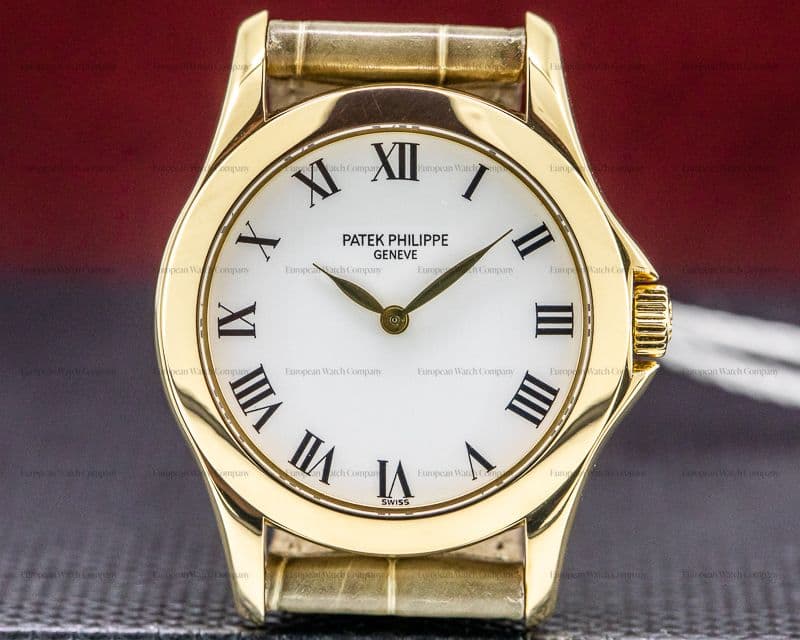Patek Philippe Lady Calatrava 4905 Manual Wind 18K Yellow Gold