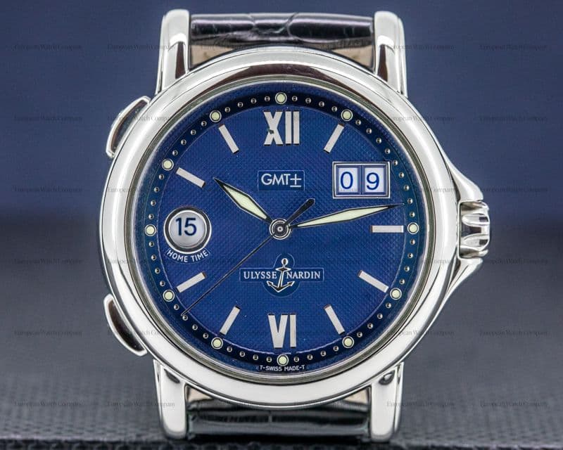Ulysse Nardin San Marco Big Date GMT +/- Blue Dial SS