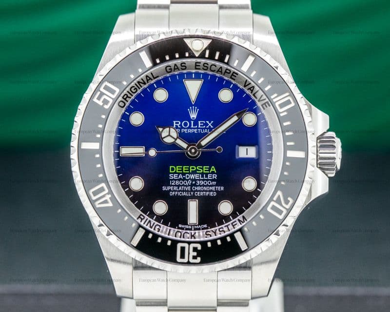 Rolex Sea Dweller Deep Sea Deep Blue JAMES CAMERON 