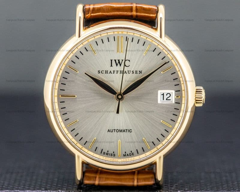 IWC Portofino Automatic Rose Gold Silver Dial 