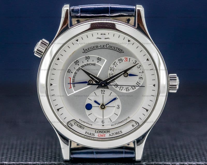 Jaeger LeCoultre Master Geographic Steel Silver Dial / Deployment 