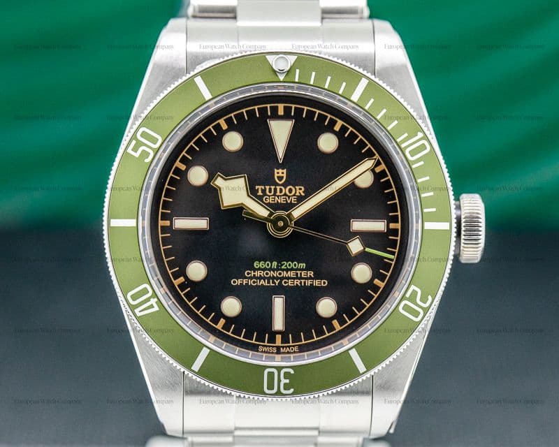 Tudor Tudor Heritage 79230G Black Bay Harrods Green SS / SS 