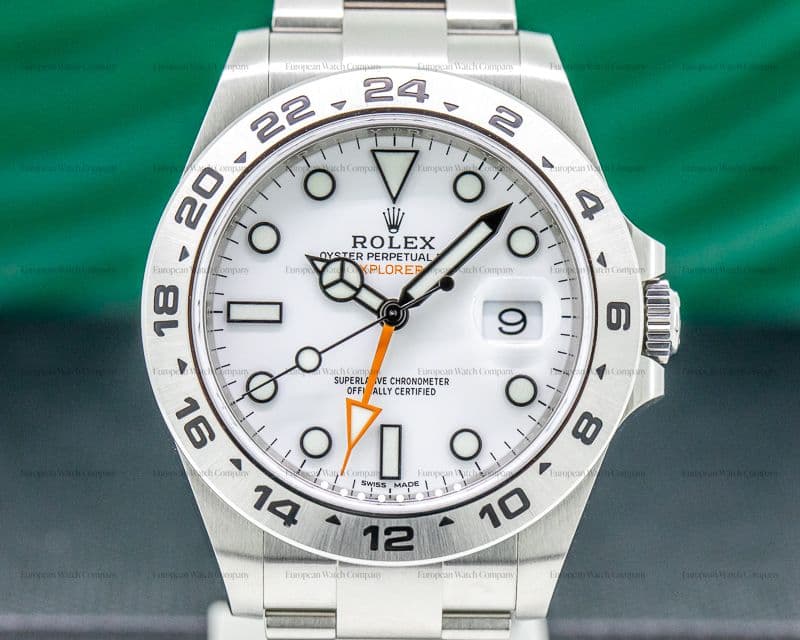 Rolex Explorer II White Dial SS 2019