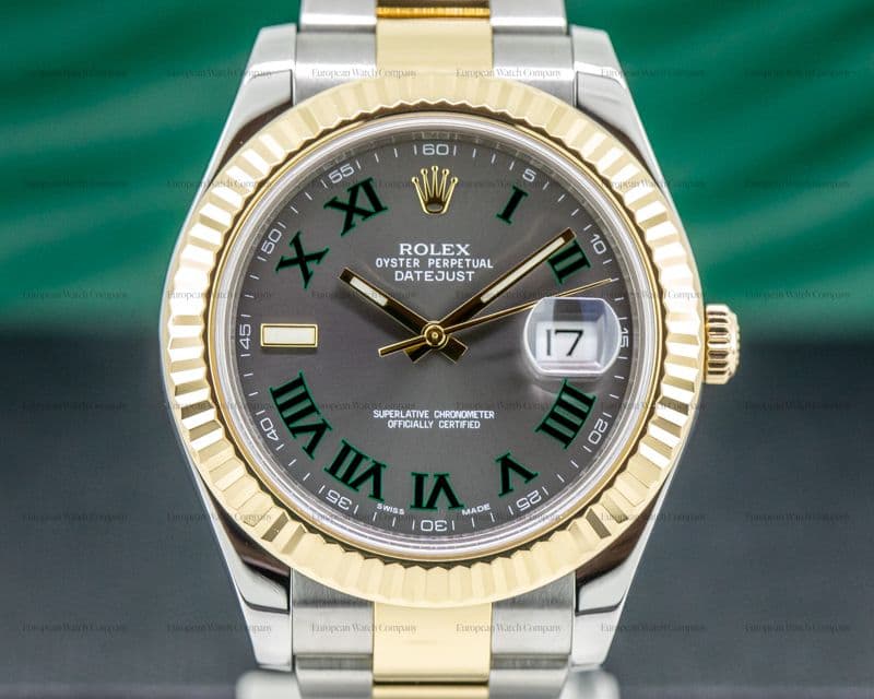 Rolex Datejust II Grey Dial  18K / SS 