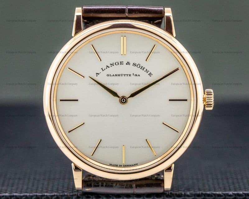 A. Lange & Söhne Saxonia Thin Manual Wind 18K Rose Gold